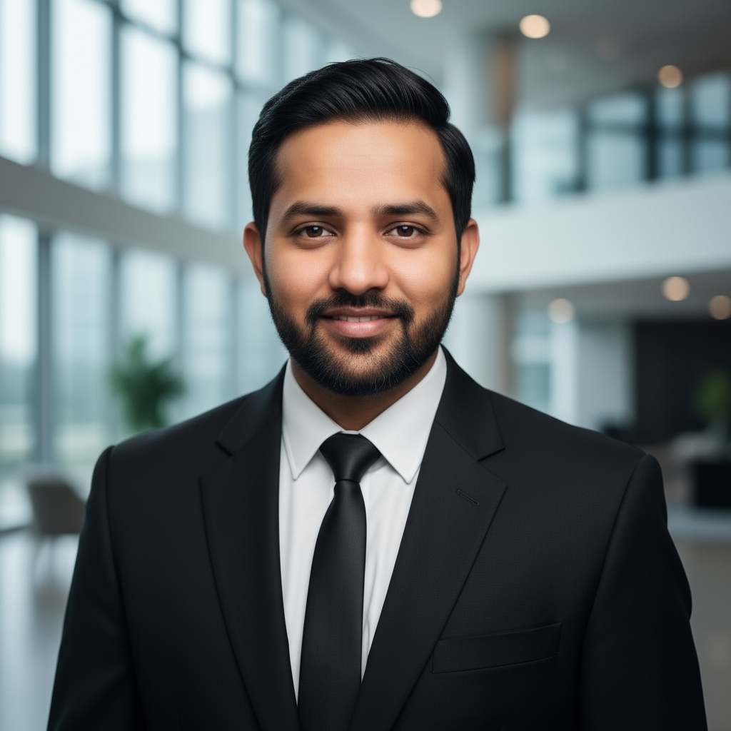 AI headshot result after processing - male 01